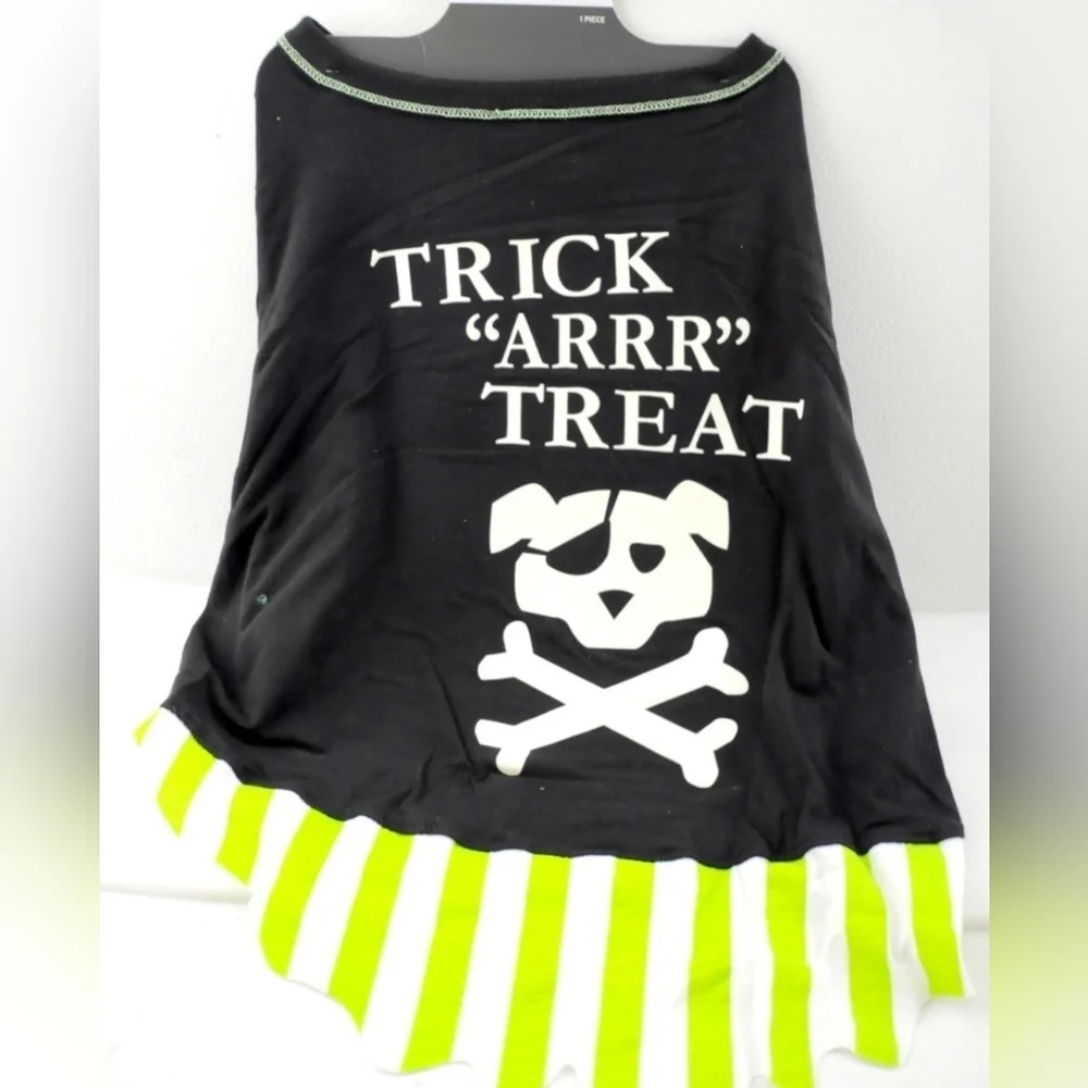 3/$20 Pirate Dog Costume - Black and White